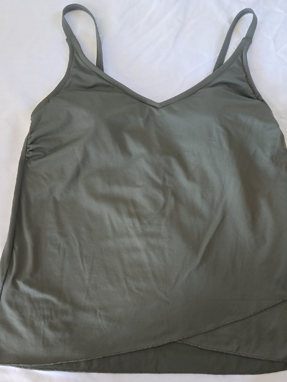 Lands' End Olive Green Tankini Top